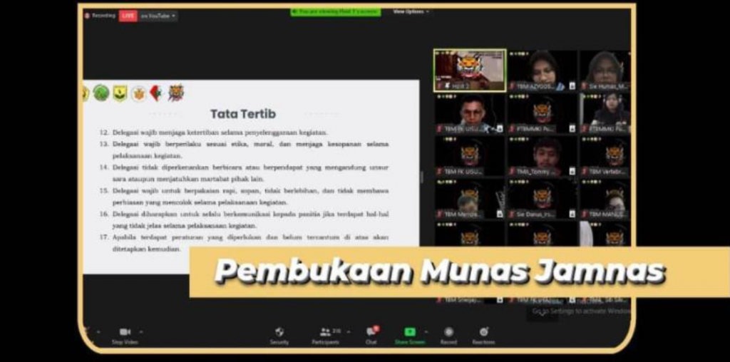 Pembukaan Munas Jamnas XVII