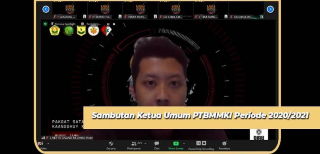Kata Sambutan Ketua Umum PTBMMKI Periode 2020/2021