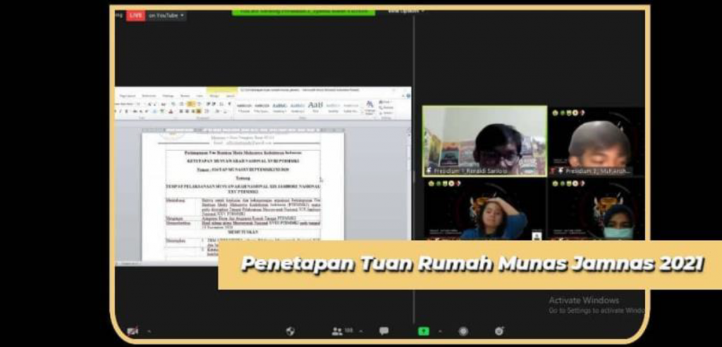 Penetapan Tuan Rumah Munas Jamnas 2021