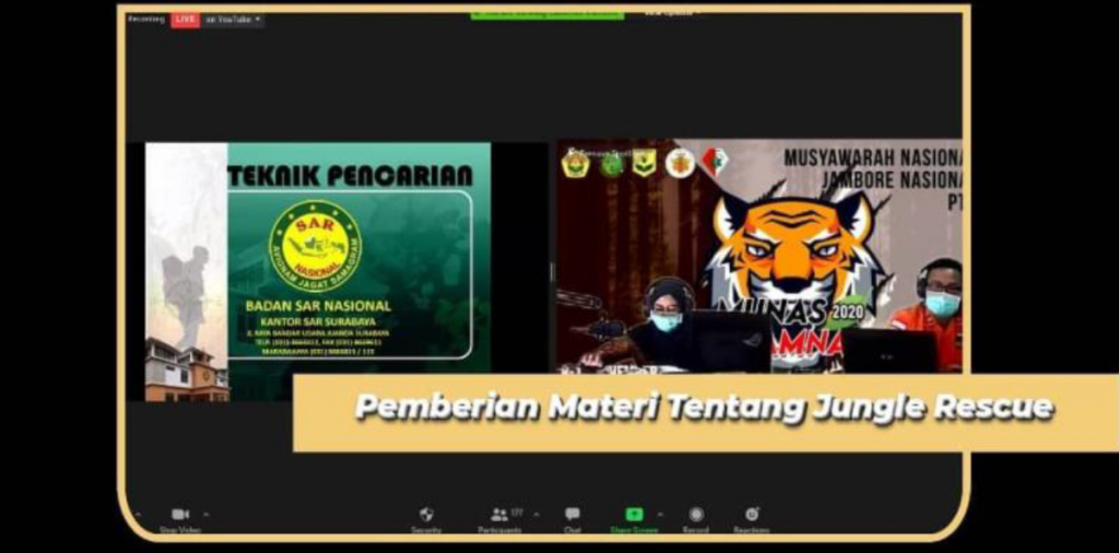 Pemberian Materi Jungle Rescue