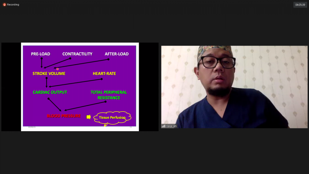 Webinar 2 : “Understanding Shock : Identification and Management” oleh dr. Raka Jati Prasetya, Sp.An