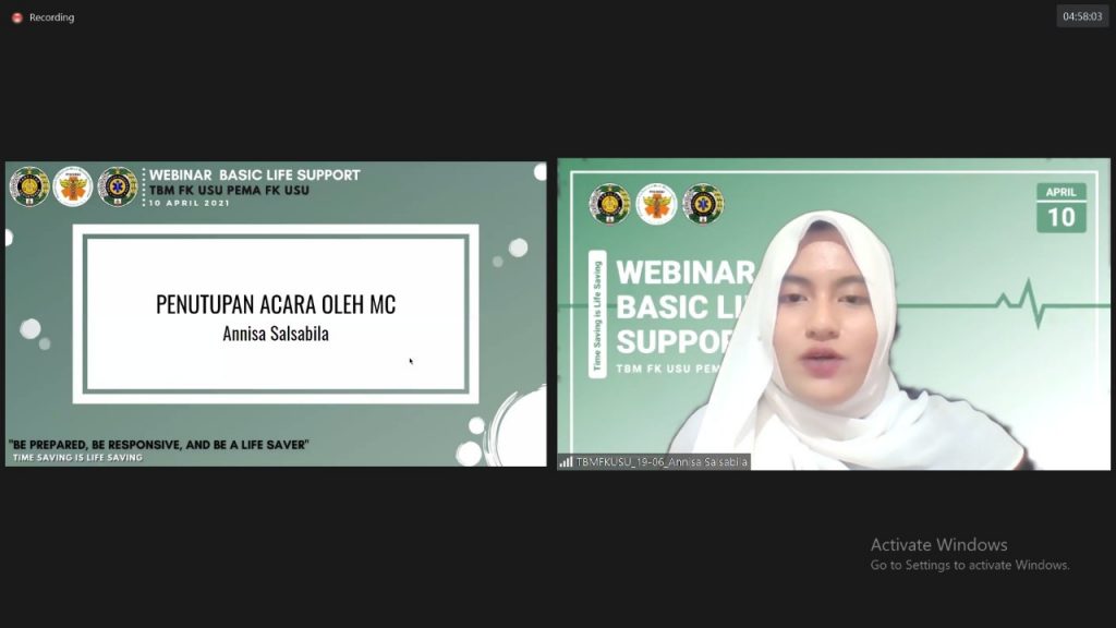 Penutupan Acara oleh MC, Annisa Salsabila