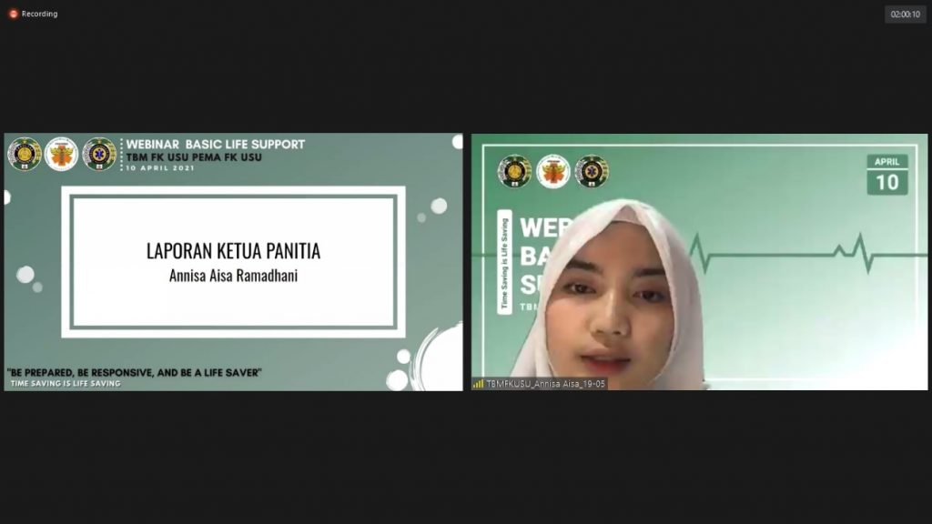 Laporan ketua panitia oleh Annisa Aisa Ramadhani